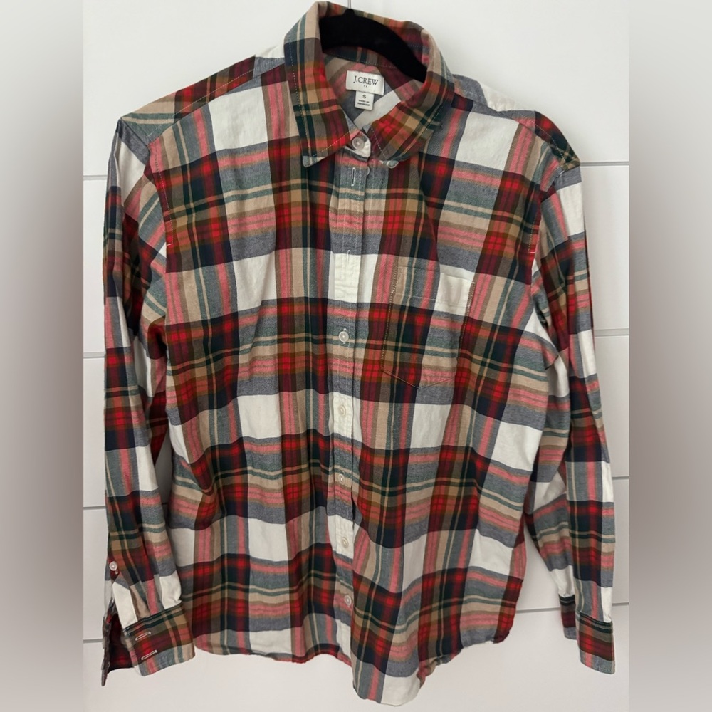 J. Crew Women’s Plaid Flannel Shirt